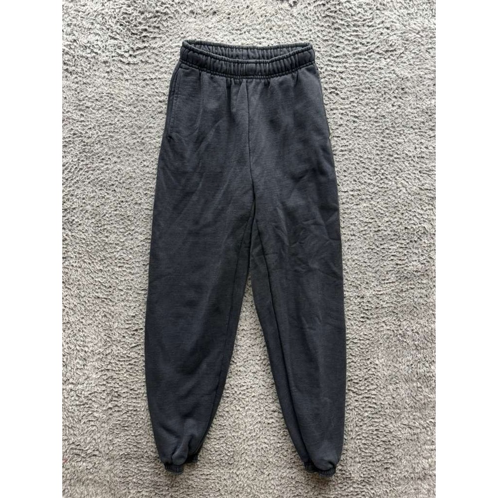 Tna Extra Fleece High-Rise Oversized Mega Jogger Sweatpants Black Women Size 2XS